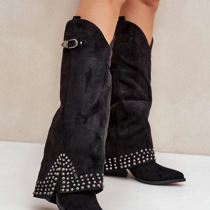 Heel boots model 204658