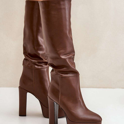 Heel boots model 204661