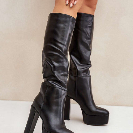 Heel boots model 204661