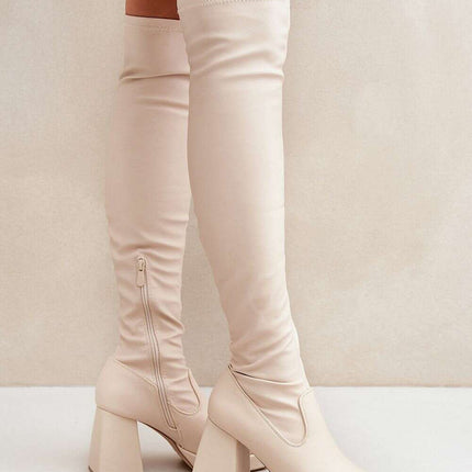 Heel boots model 204664