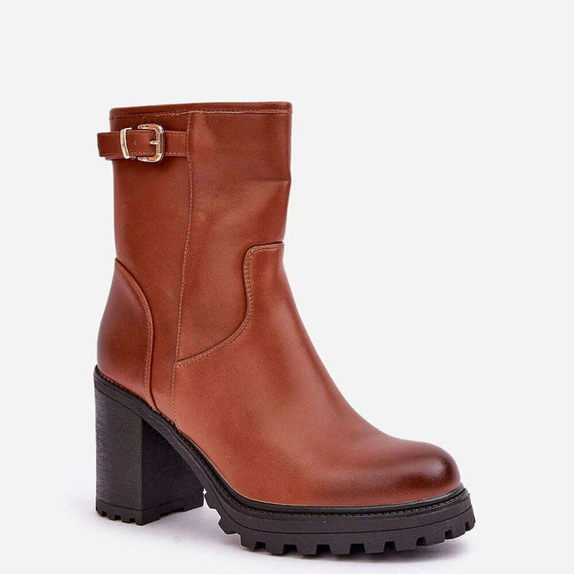 Heel boots model 204673