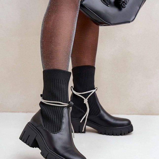 Heel boots model 204709