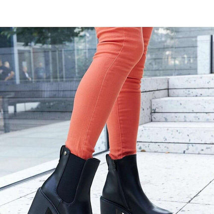 Heel boots model 204766