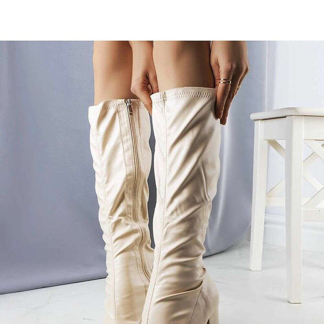 Heel boots model 204775