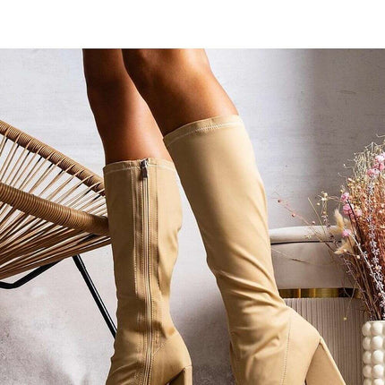 Heel boots model 204776