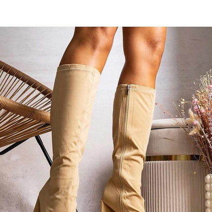 Heel boots model 204776
