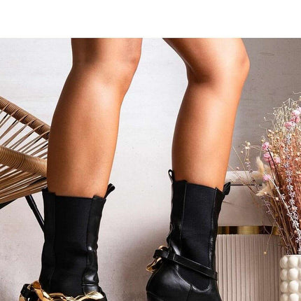 Heel boots model 204777