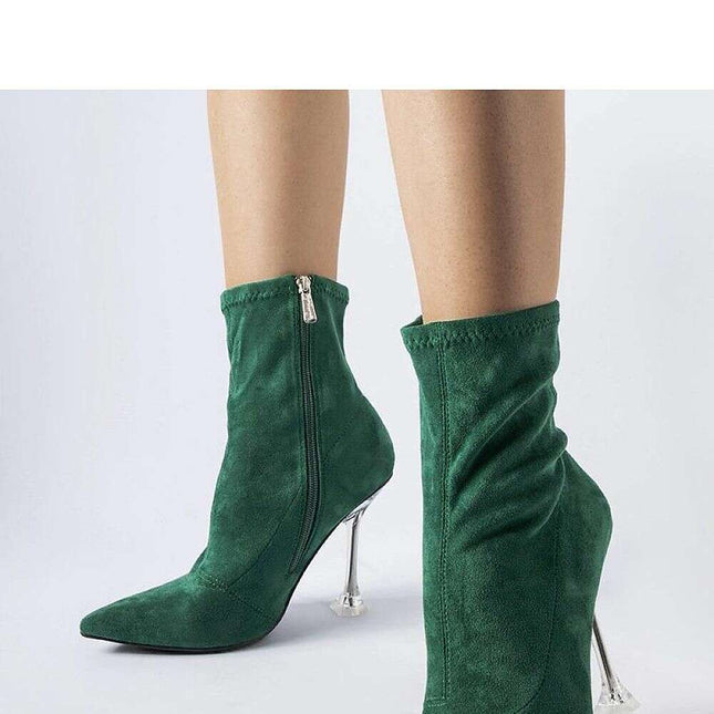 Heel boots model 204822