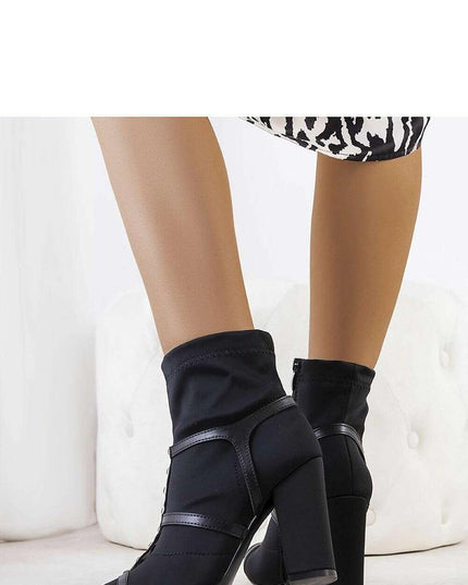 Heel boots model 204851