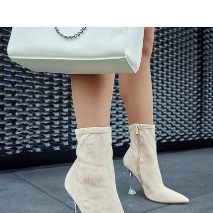 Heel boots model 204822
