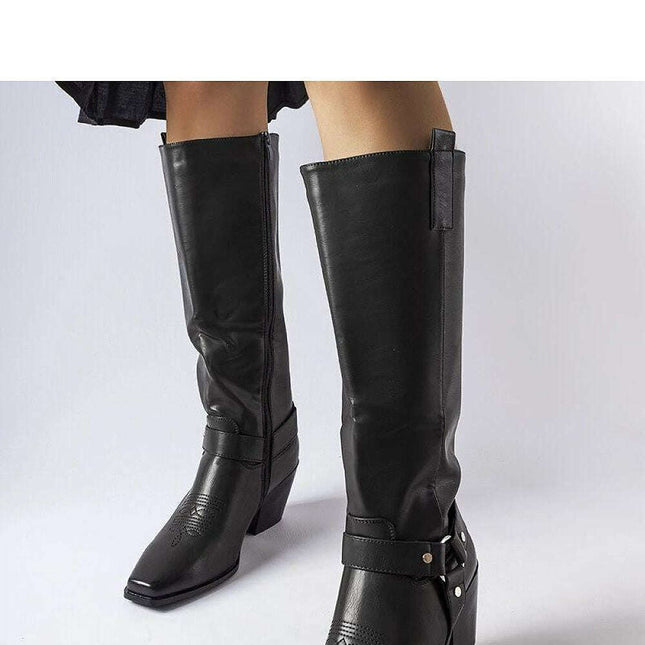 Heel boots model 205122