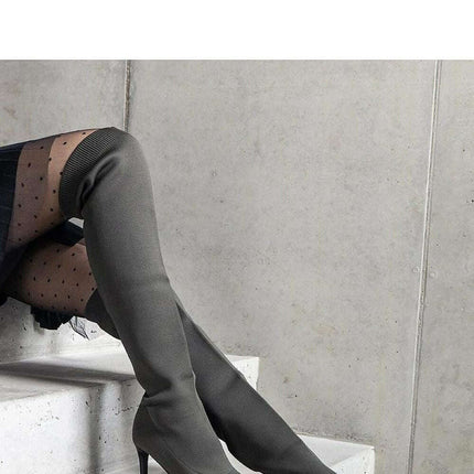 stiletto heeled boots model 205779