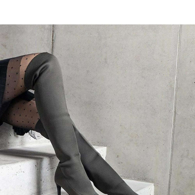 stiletto heeled boots model 205779