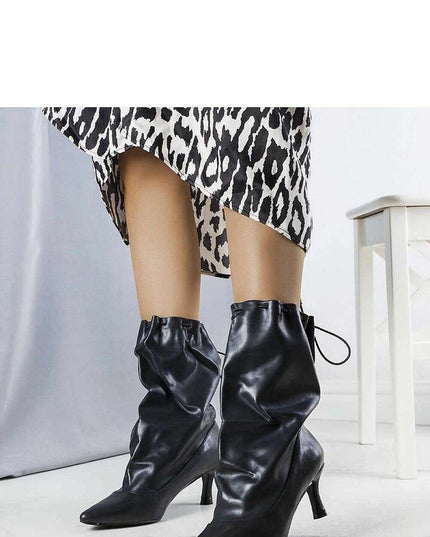 Heel boots model 205877