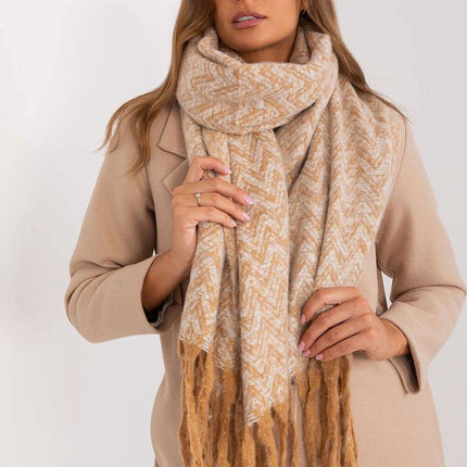 Stylish Geometric Patterned Wrap Shawl