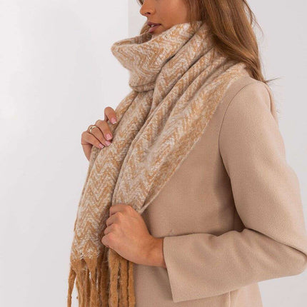 Stylish Geometric Patterned Wrap Shawl