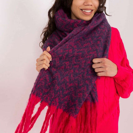 Stylish Geometric Patterned Wrap Shawl