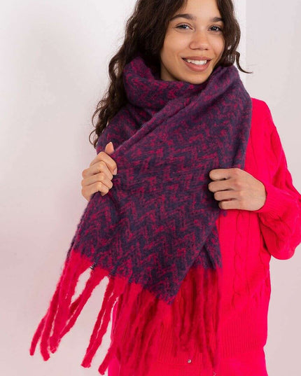 Stylish Geometric Patterned Wrap Shawl