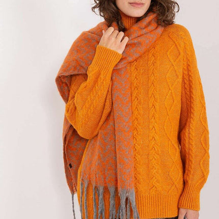 Stylish Geometric Patterned Wrap Shawl