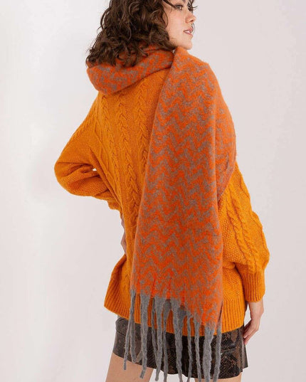 Stylish Geometric Patterned Wrap Shawl