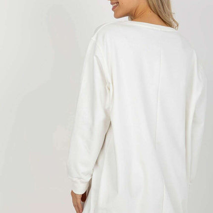 Oversized Women’s Sweatshirt – Soft Cotton Blend, Modern Style