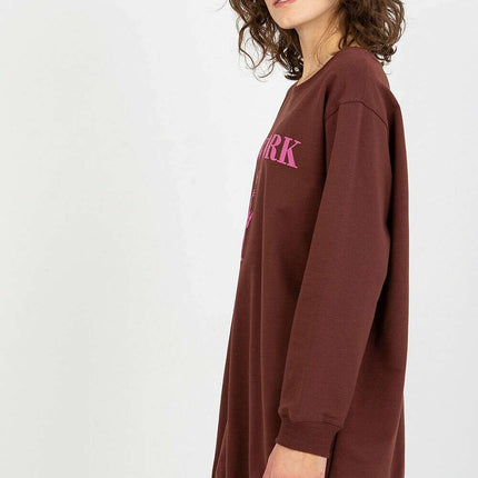 Oversized Women’s Sweatshirt – Soft Cotton Blend, Modern Style