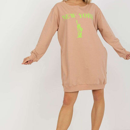 Oversized Women’s Sweatshirt – Soft Cotton Blend, Modern Style