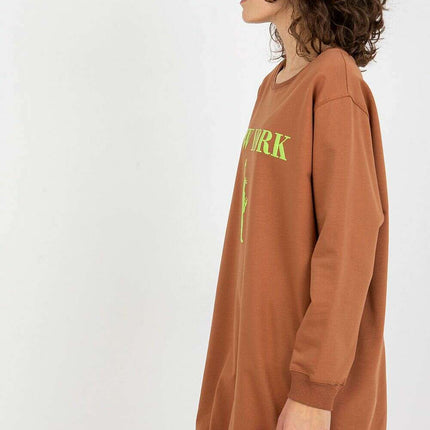 Oversized Women’s Sweatshirt – Soft Cotton Blend, Modern Style