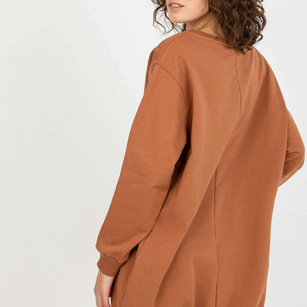 Oversized Women’s Sweatshirt – Soft Cotton Blend, Modern Style