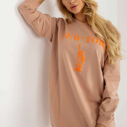 Oversized Women’s Sweatshirt – Soft Cotton Blend, Modern Style