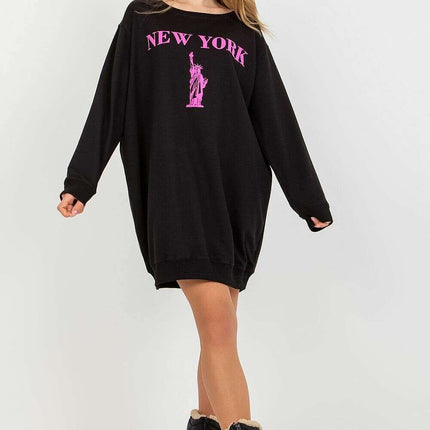 Oversized Women’s Sweatshirt – Soft Cotton Blend, Modern Style