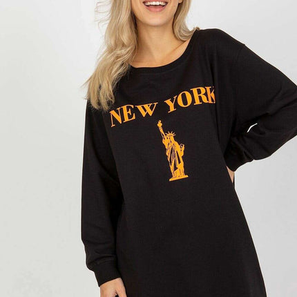 Oversized Women’s Sweatshirt – Soft Cotton Blend, Modern Style