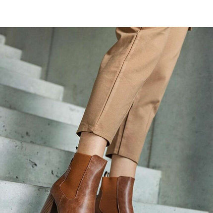 Heel boots model 206439