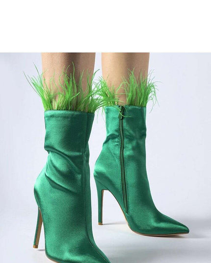 Heel boots model 206484