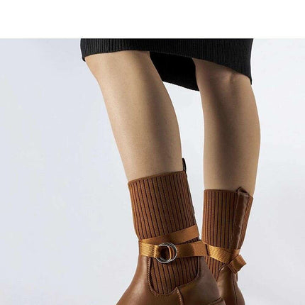 Heel boots model 206486