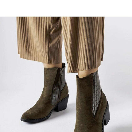 Heel boots model 206554