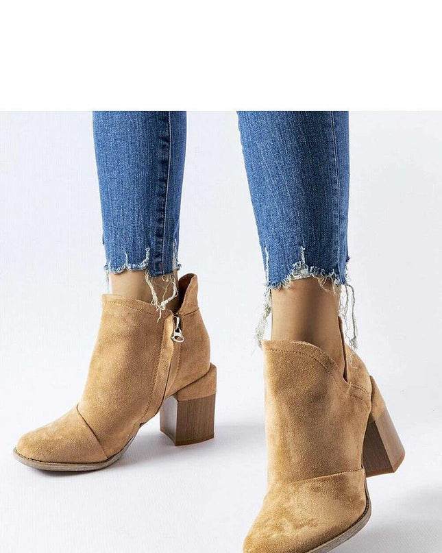 Heel boots model 206573