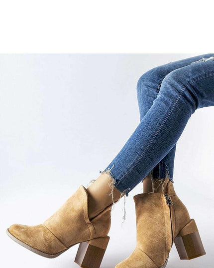 Heel boots model 206573