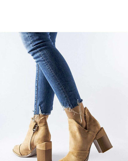 Heel boots model 206573