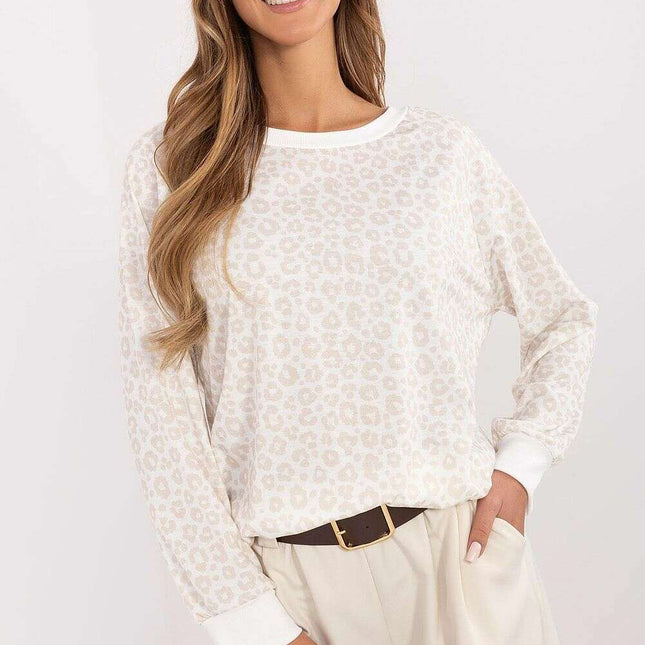 Beige Lightweight Blouse Model 206717 For Women Online