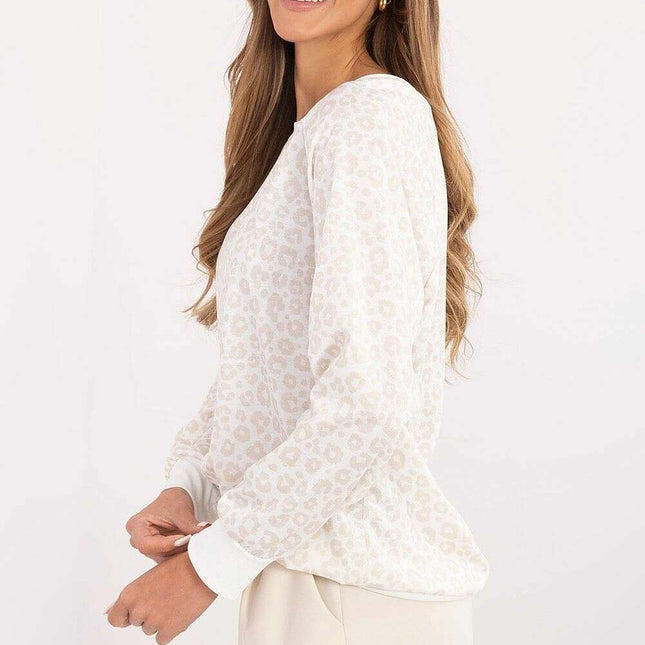 Beige Lightweight Blouse Model 206717 For Women Online