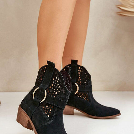 Heel boots model 206788