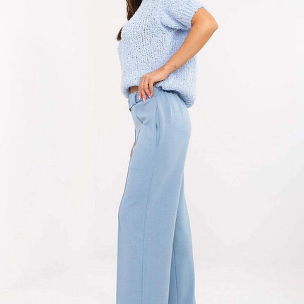 Beige High Waist Tracksuit Trousers Model 206945 Women