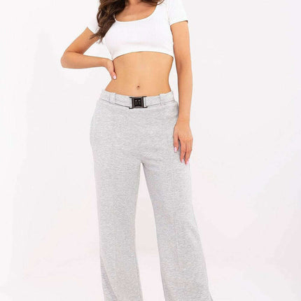 Beige High Waist Tracksuit Trousers Model 206945 Women
