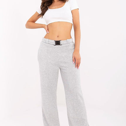 Beige High Waist Tracksuit Trousers Model 206945 Women