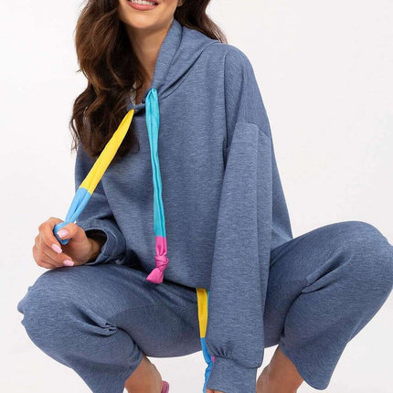 Grey Casual Sweat Set Model 206960 for Modern Women