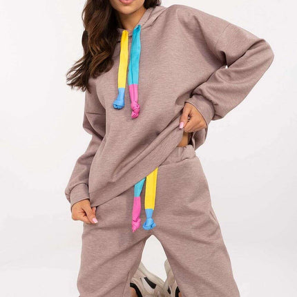 Grey Casual Sweat Set Model 206960 for Modern Women