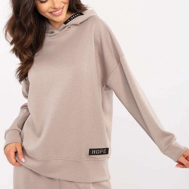 Womens Sweatshirt 207025 Soft Blend Polyester Viscose