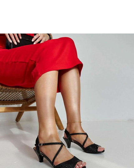 Heel sandals model 207503