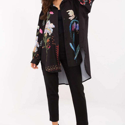 Oversized Pink Long Sleeve Shirt Model 206733 Lightweight